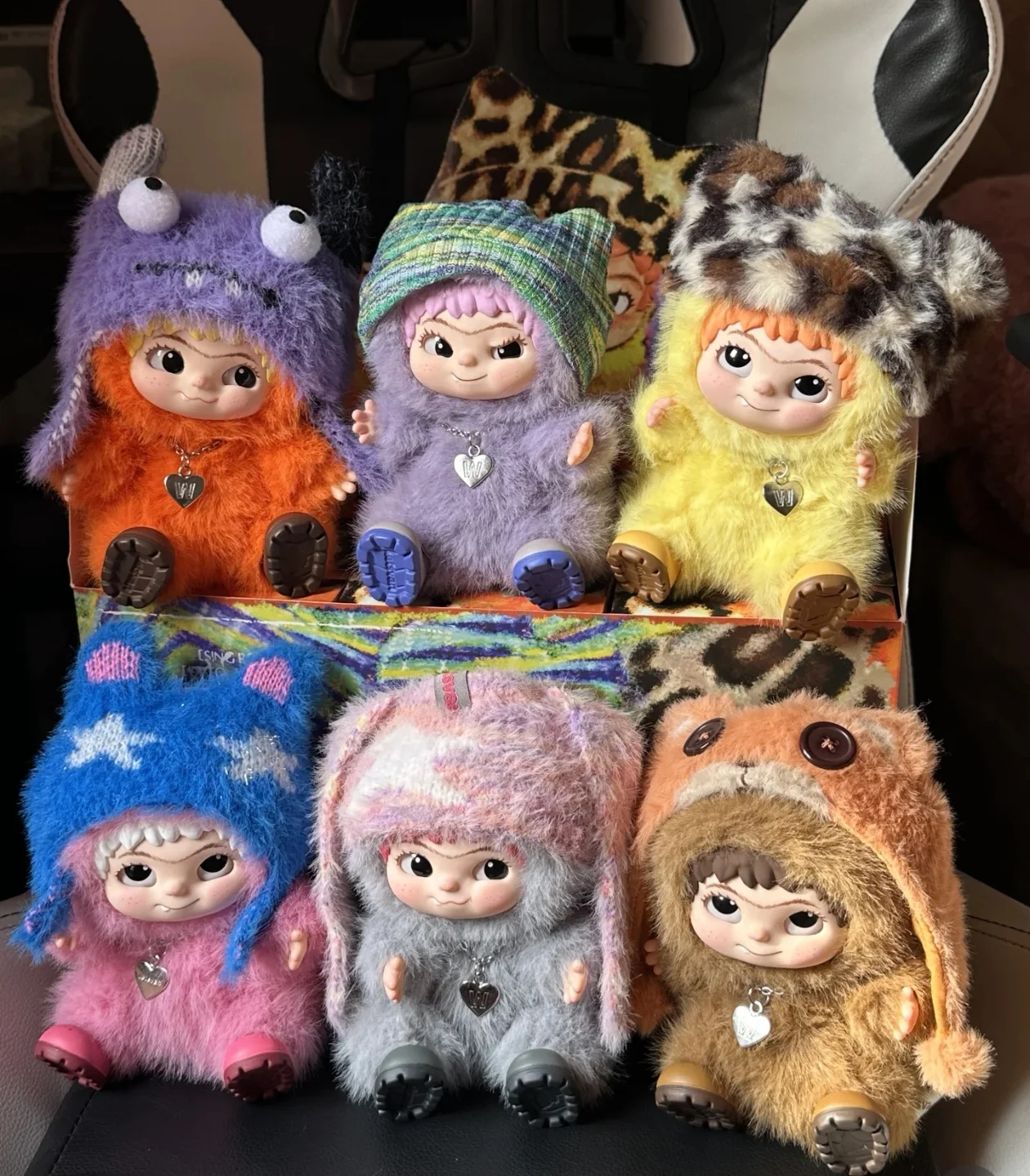 

NEW WAKUKU Trendy Party Series Blind Box Handmade Plush Doll - Mystery Gift for Hair Fashion Lovers Vinyl Face Collectible Toy