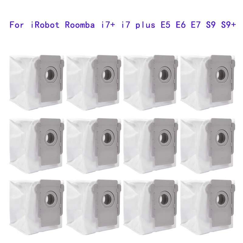 

10PCS Dust Bag For iRobot Roomba i7+ i7 Plus E5 E6 E7 S9 S9+ Robot Vacuum Cleaner Roomba i7+ i7 plus E5 E6 E7 Bags Replacement