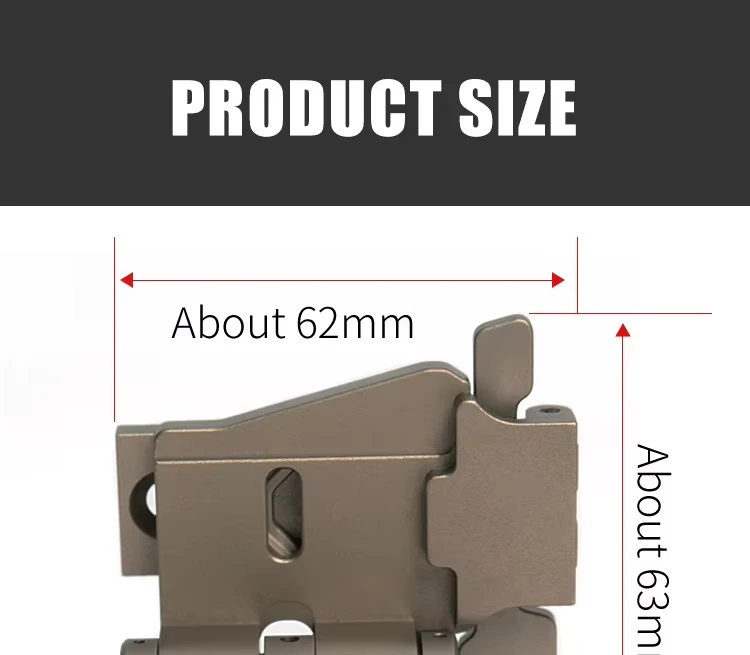 Neue Gen 2 Schnellverschluss G33 Flip-up Halterung im Wx-Stil für 20mm Picatinny-Schiene Jagdoptik Metallzubehör Universell Passend – Detail 7