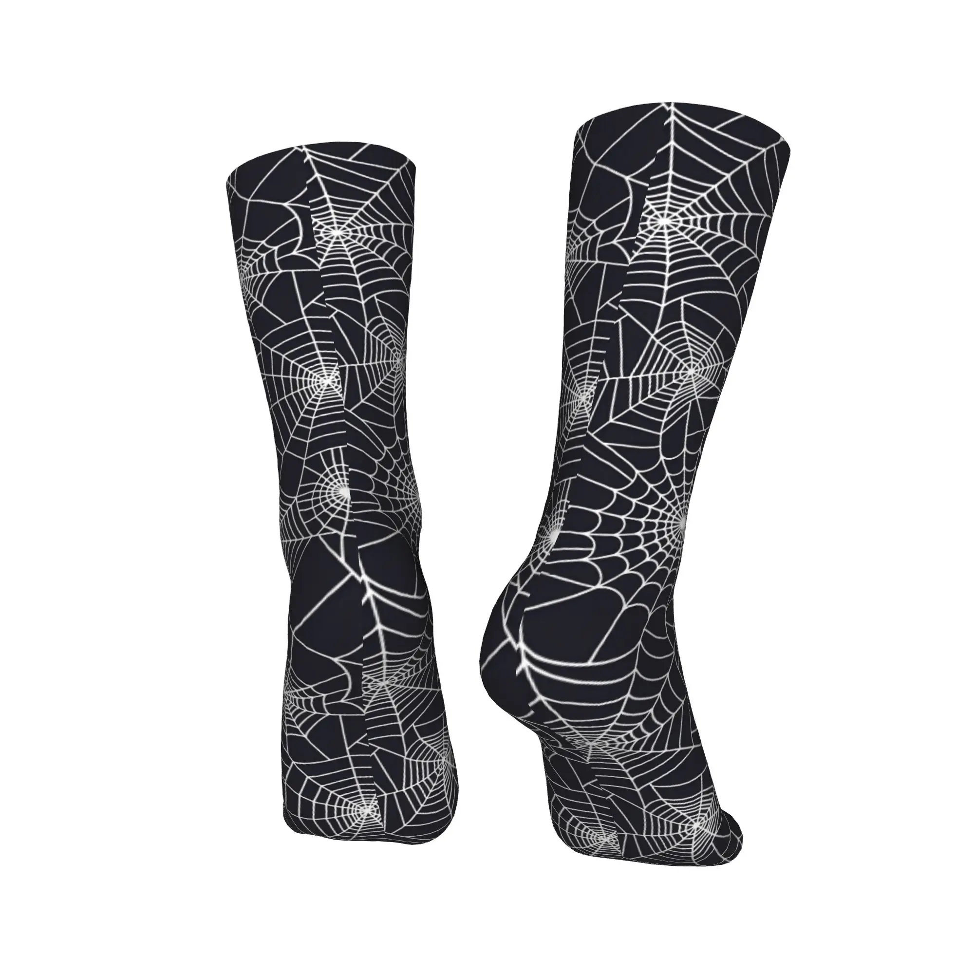 جوارب بتصميم شبكة العنكبوت، جوارب غير قابلة للانزلاق، جوارب تزلج عالية الجودة، جوارب شتوية بتصميم قوطي #4