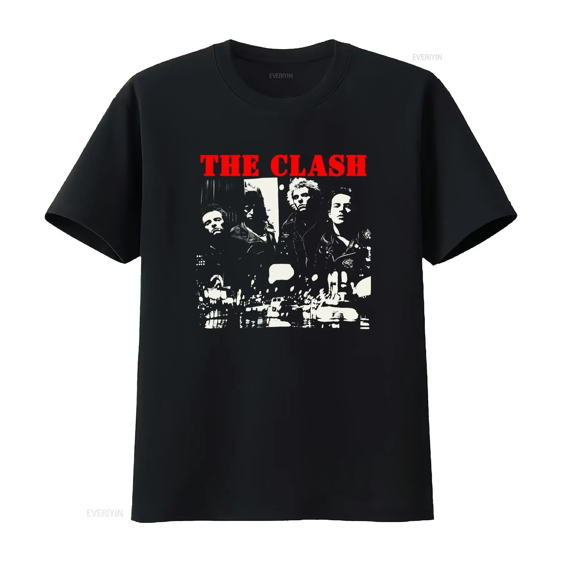 The Clash Vintage British Punk 1980s T Shirt Only Band That Matters Retro Style  vintage Washed Breathable graphic