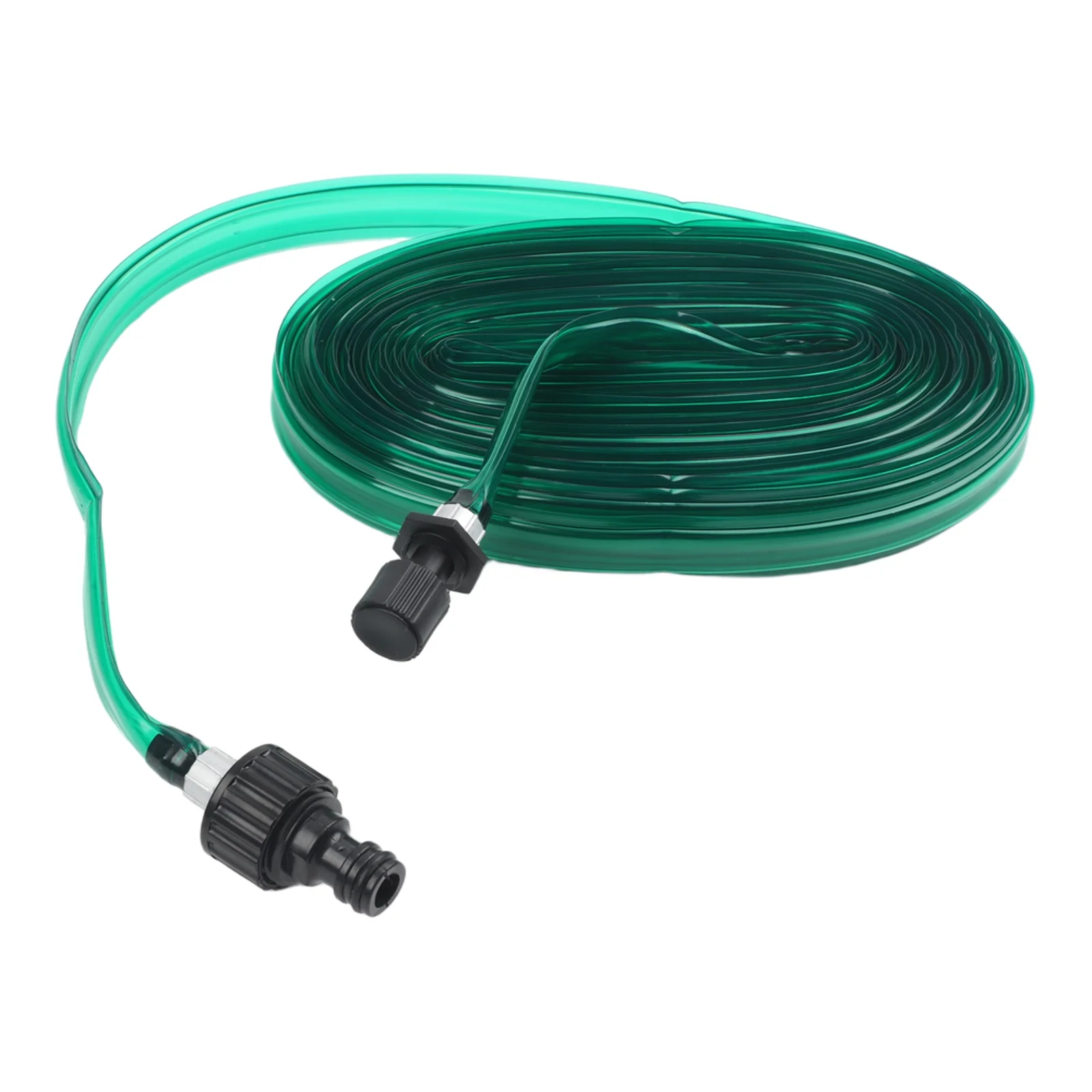 PVC Flat for soaker Hose for Reduced Evaporation and Improved for root Watering in Flower Beds Vegetable For Gardens Shrubs