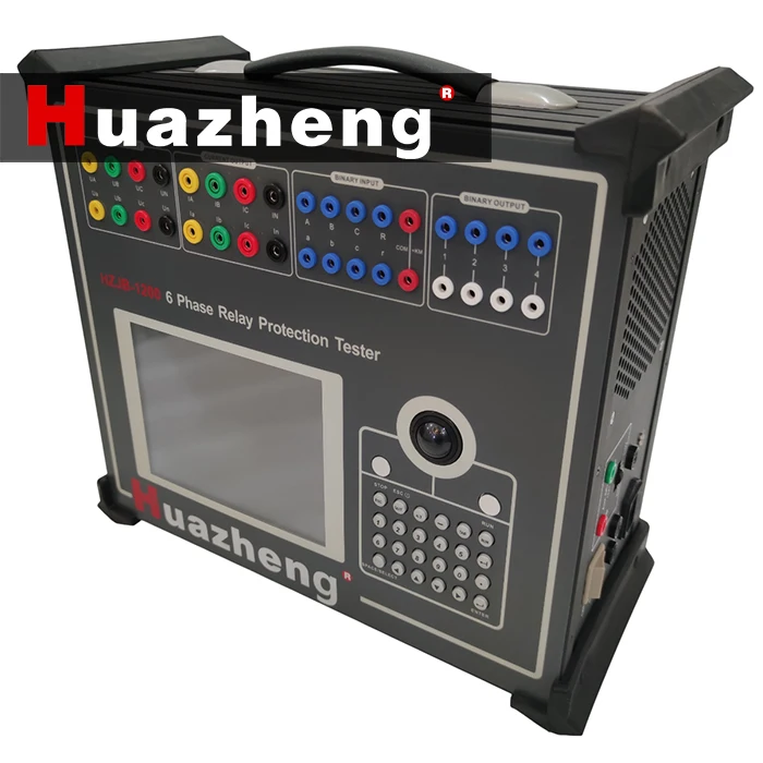 Huazheng HZJB-1200 6-Phase Relay Protection Test Set Electric Manufacturing Relay Test Kit with 1 Year Warranty