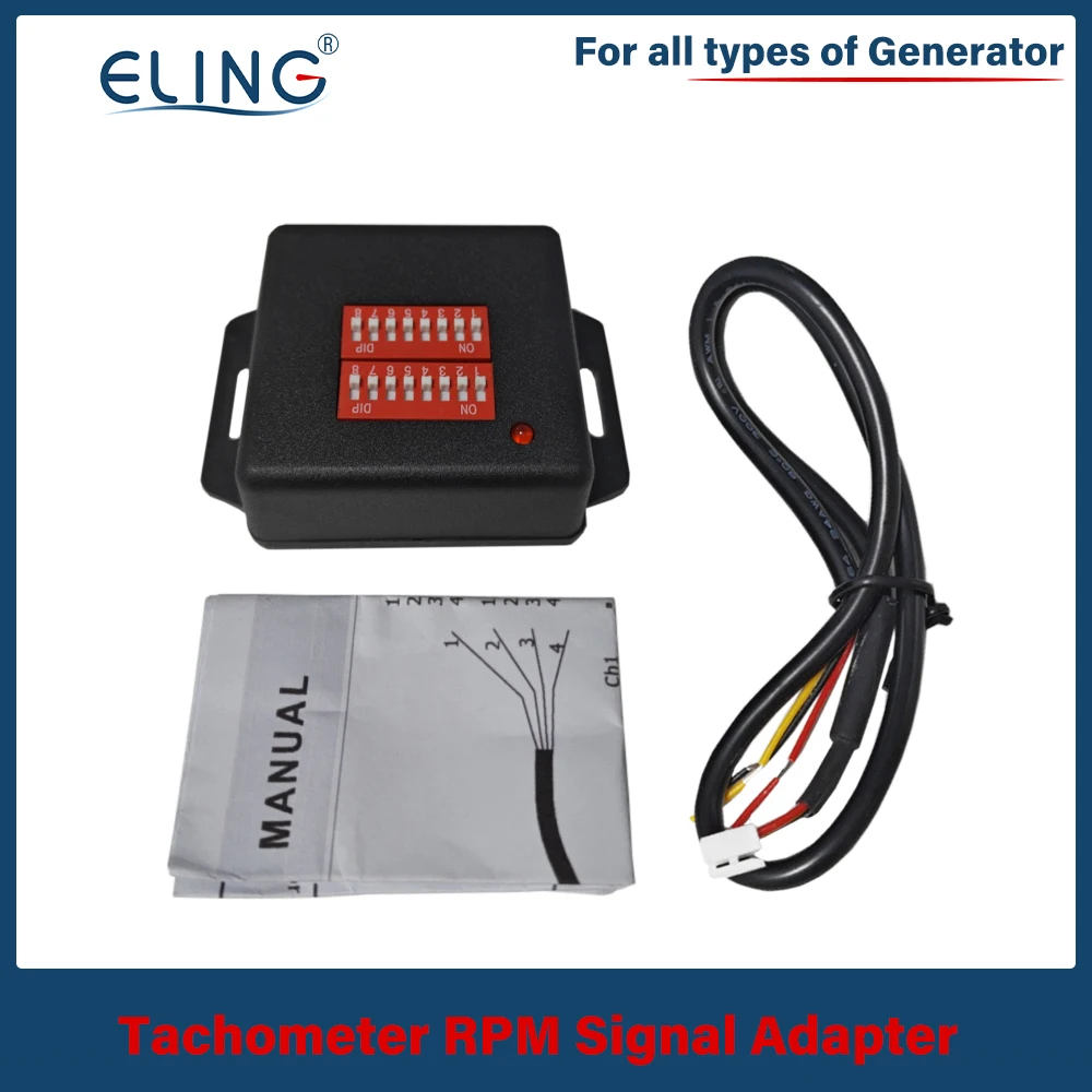 

ELING Tachometer Sender Adapter RPM Signal Compatible with all types of Diesel/Gasoline Engine 9-32VDC