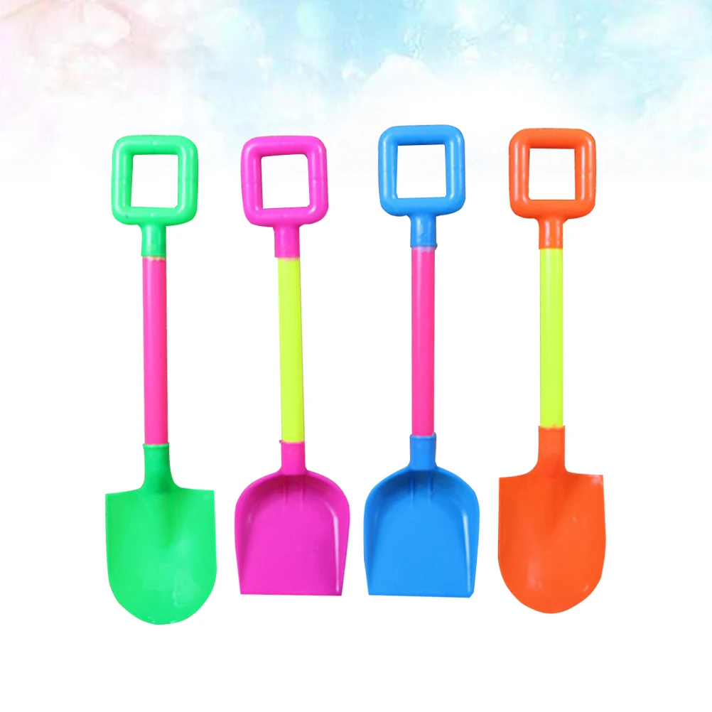 4 Pcs Kids Tools Beach Shovel Set Sand Toy Palstic Spade Playing with Toys Child