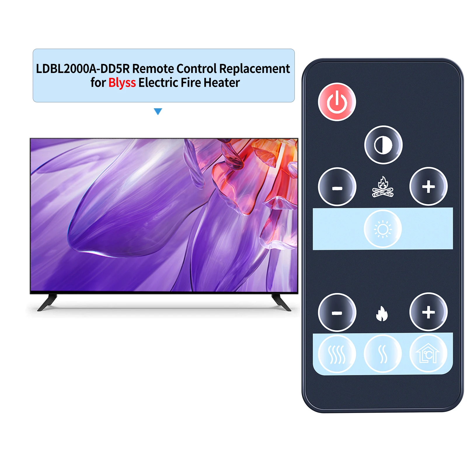 ブライス電気暖房器,リモコン,LDBL2000A-DD4CR, LDBL2000A-DD5R,新品