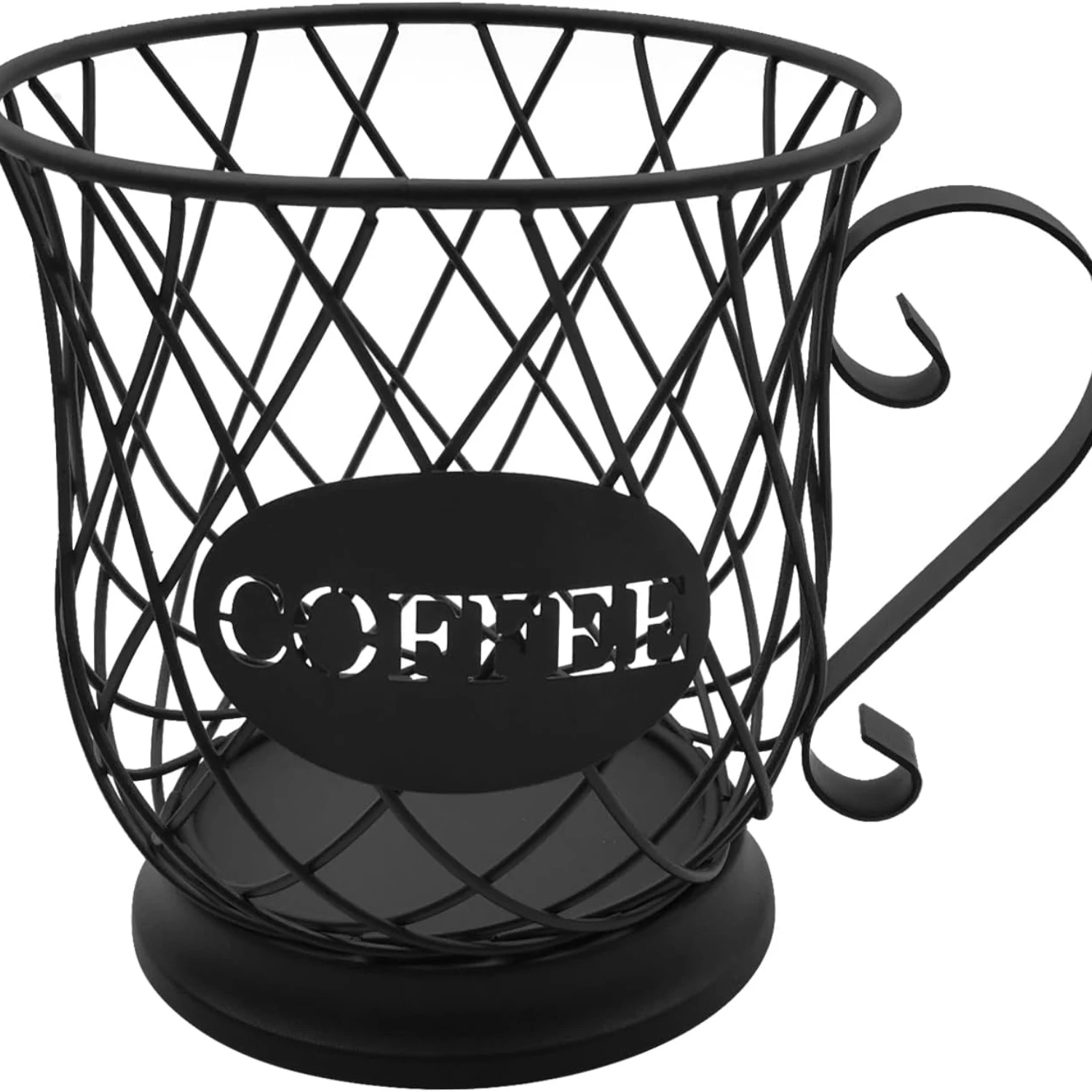 

Coffee Pods Storage Basket Coffee Pod Capsule Storage Holder for 35 K Cup Organizer Coffee Basket Decor for Coffee Bar