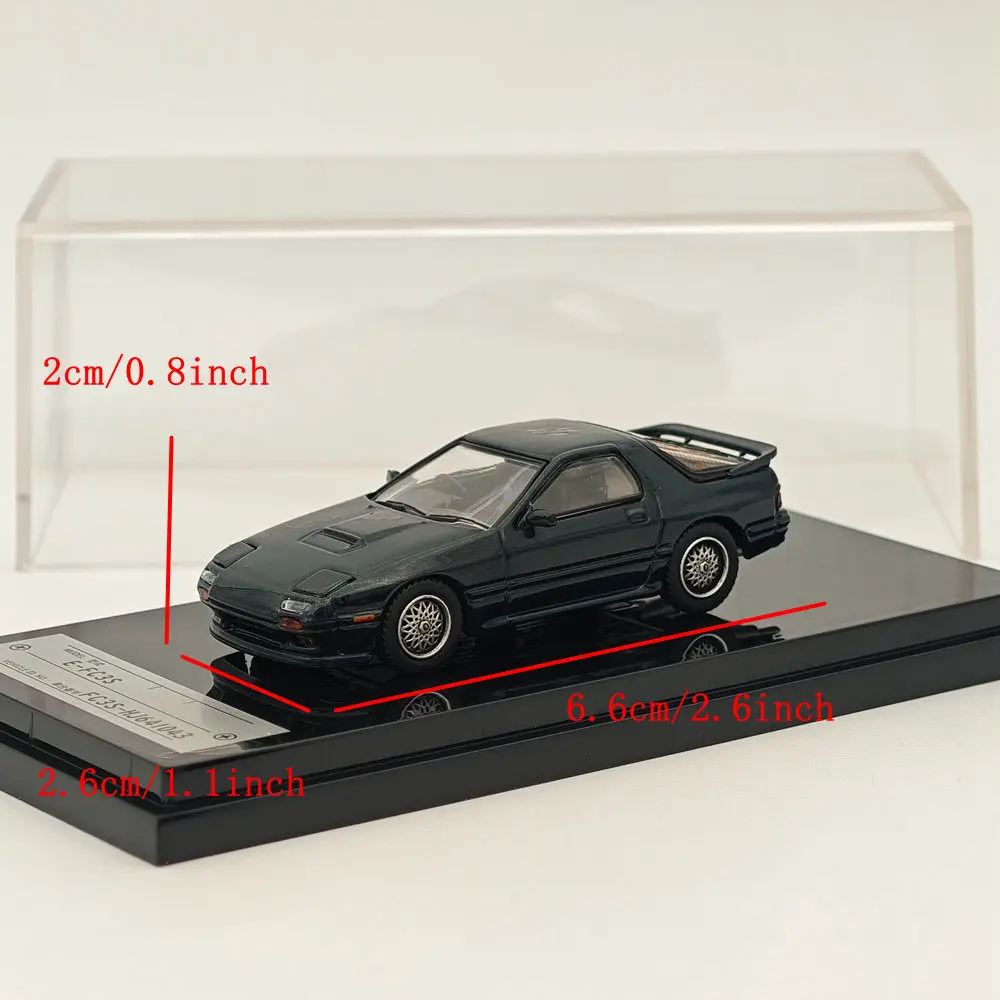 

Hobby Japan 1:64 RX-7 (FC3S) Infini Shade Green HJ641043FGR Diecast Models Car Collection Auto Toys Gift