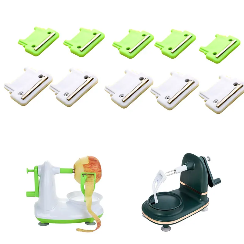 5Pcs Hand-operated Fruit  peeler Blades Replace Kit Cutter Slicer Fruit Potato