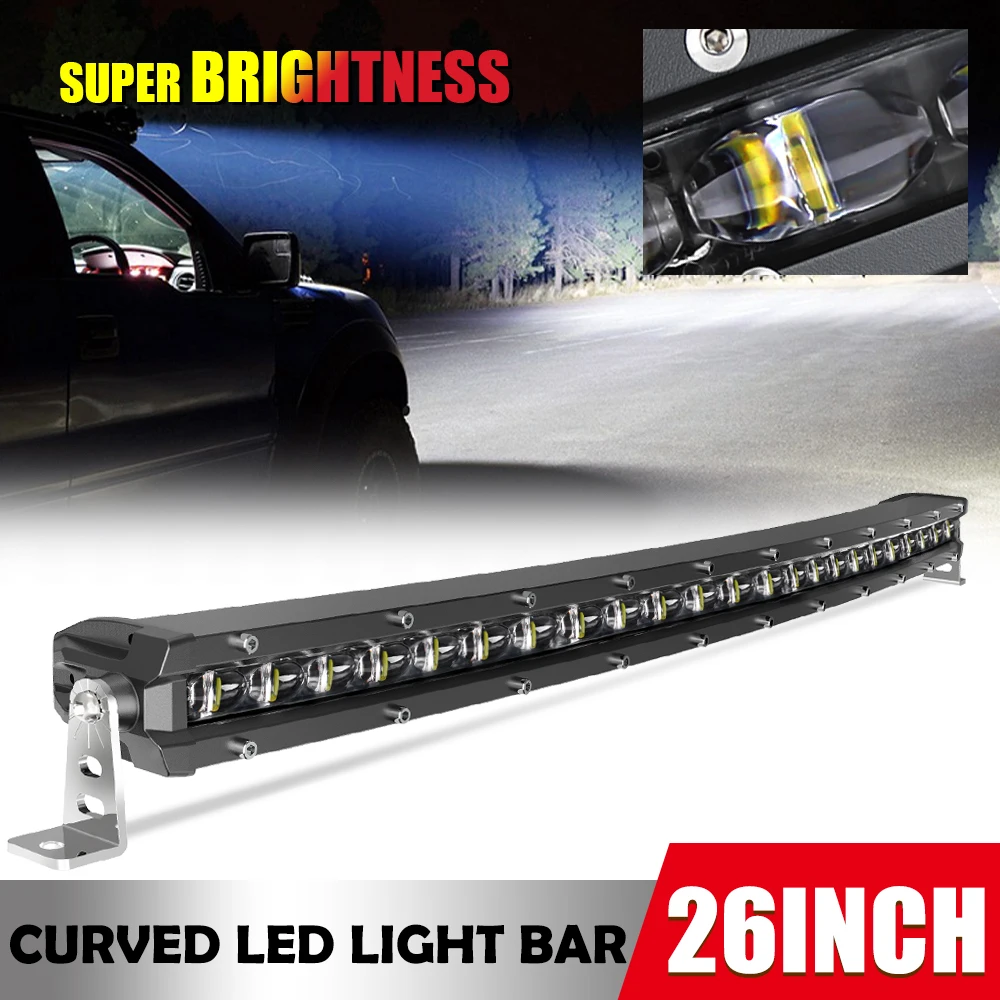 yZ[zUNISHINE 12D EgXgbv LED Cgo[ 26 C` LED hCrOtHOv[NCgo[ 4x4 I[goCIt[h SUV ATV gN^[ 12V