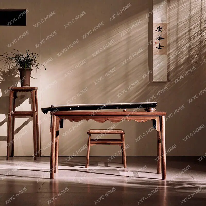 XX New Chinese  black walnut table, Zen table