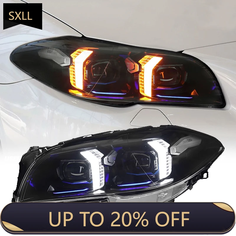 

SXLL F10 Light Emitting Diode Headlamp 520i 525i 530i F18 Projector Headlamp Front DRL Signal High Quality Headlamp for Automoti