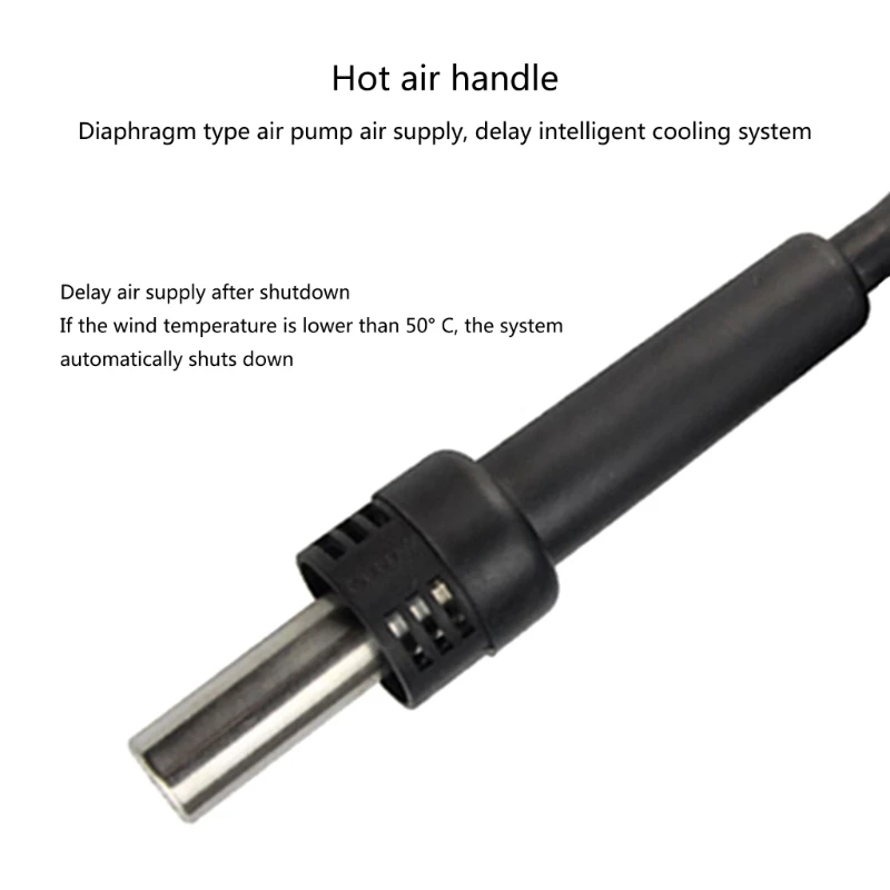 Heat Hot Air Hair Dryer Soldering Hairdryer Handle for 850B、S952、952B Rework Solder Station Desoldering Repair