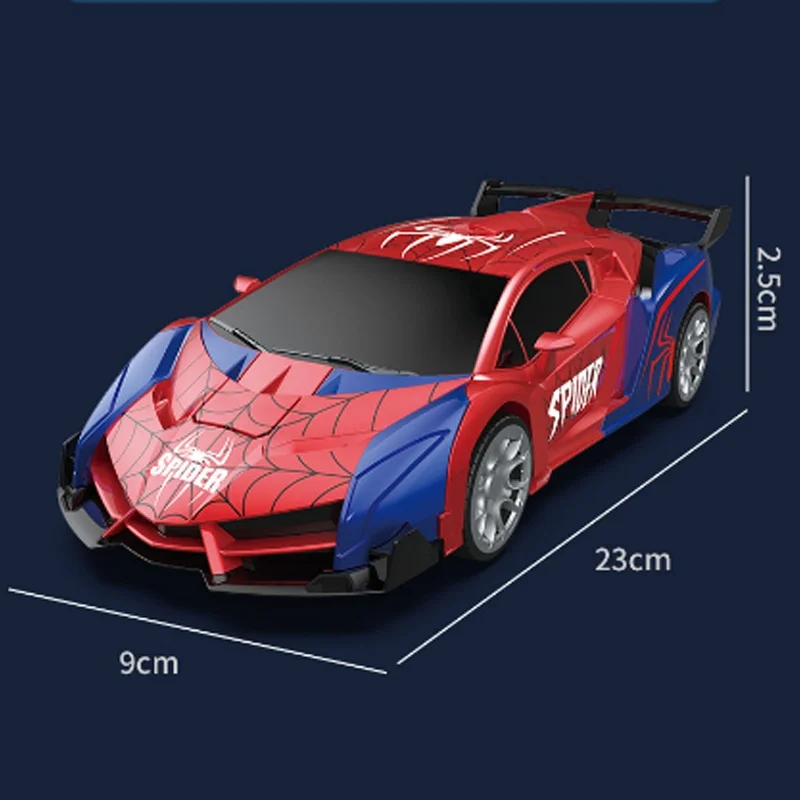 Symper CD0062 1:18rc 車ワンクリック変換スパイダーリモートコントロールカー電動子供のおもちゃロボットシミュレーションカーモデル