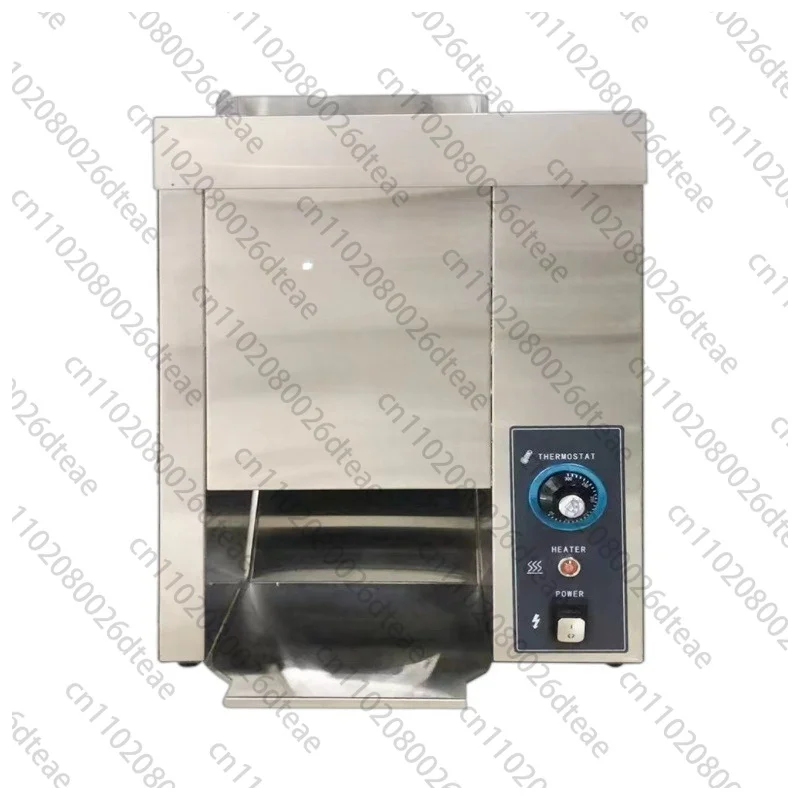 2026 Hot Selling Vertical Contact Conveyor Bun Toaster Adjustable Thermostat Control Restaurant Commercial Stainless Steel