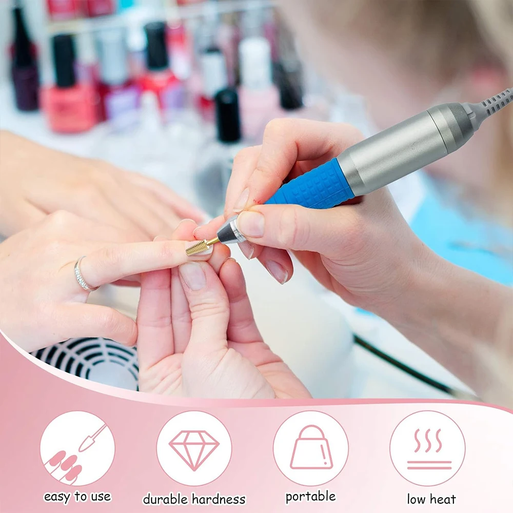 1 pc Tungsten carbide nail drill bits are suitable for removing nail gel, acrylic nail files, cuticle trimmers, and nail tools - Image 5