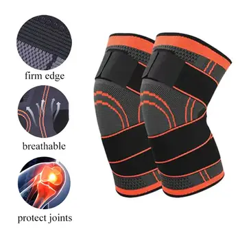 1 st justerbar sport knäskydd knä smärtlindring patella stabilisator stöd för vandring fotboll basket löpning sport 6 best sales Workout pad - №4