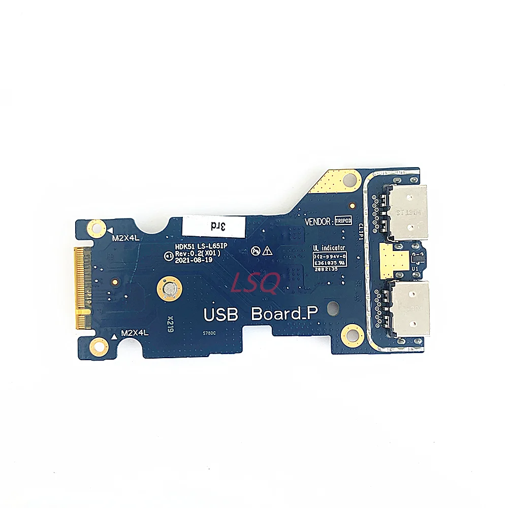 LS-L65IP FOR Dell G15 5520 5521 USB BOARD 100% Test OK