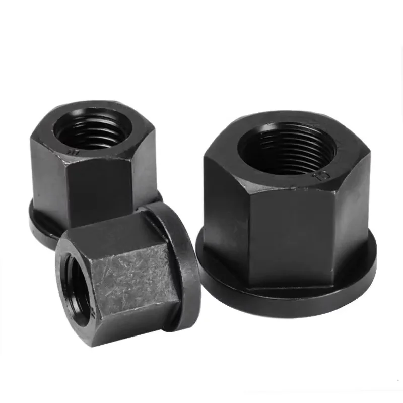Flange Face Gasket Nut / Hexagon Enlarged High Pressure Plate Nut Thickened NutM8 M10 M12 M14~M30 Clamping Cap Nuts with Glasket