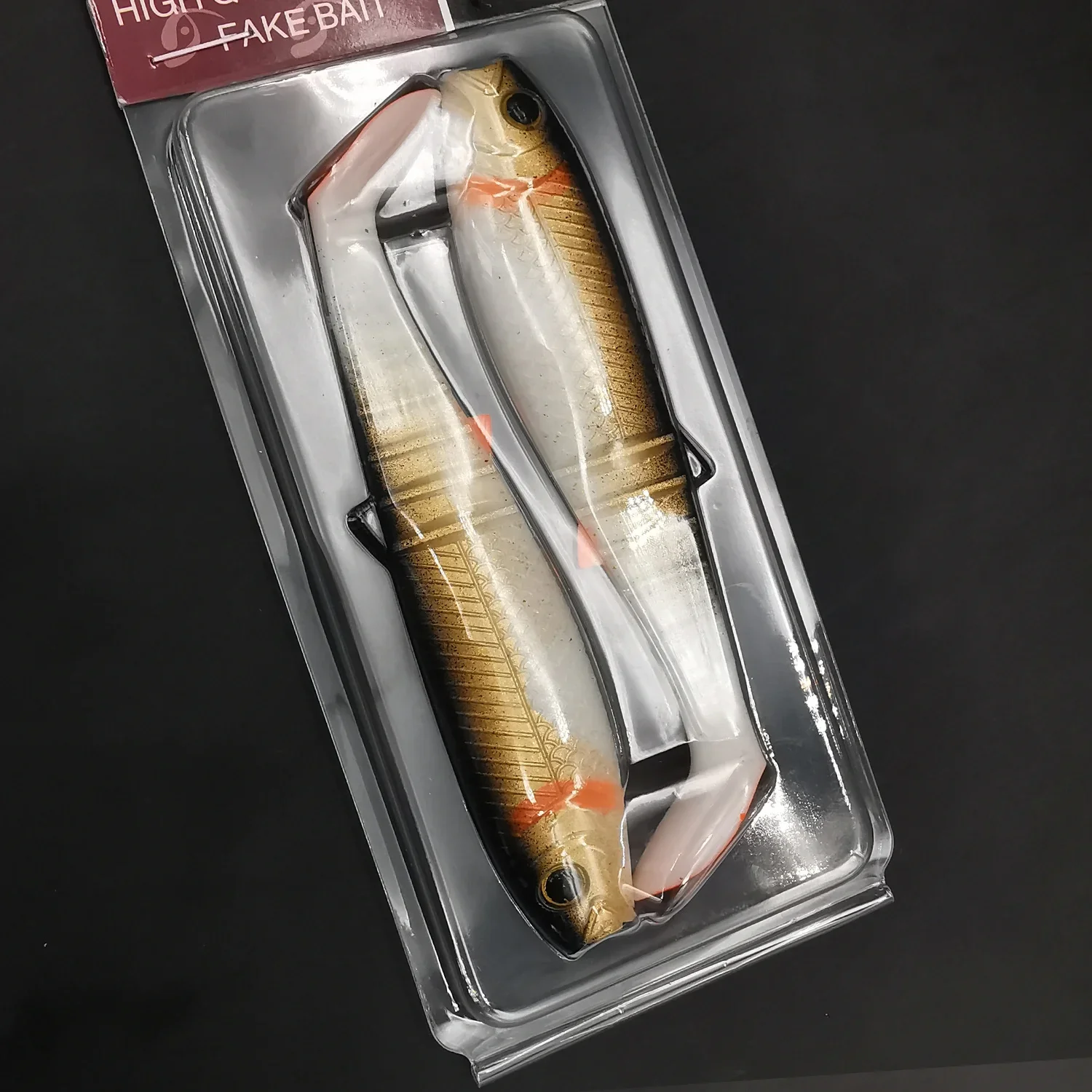 ANFS 2pcs 3D Printing Soft Fishing Lure 10cm/3.93in Artificial Bait For Freshwater & Saltwater Fishing