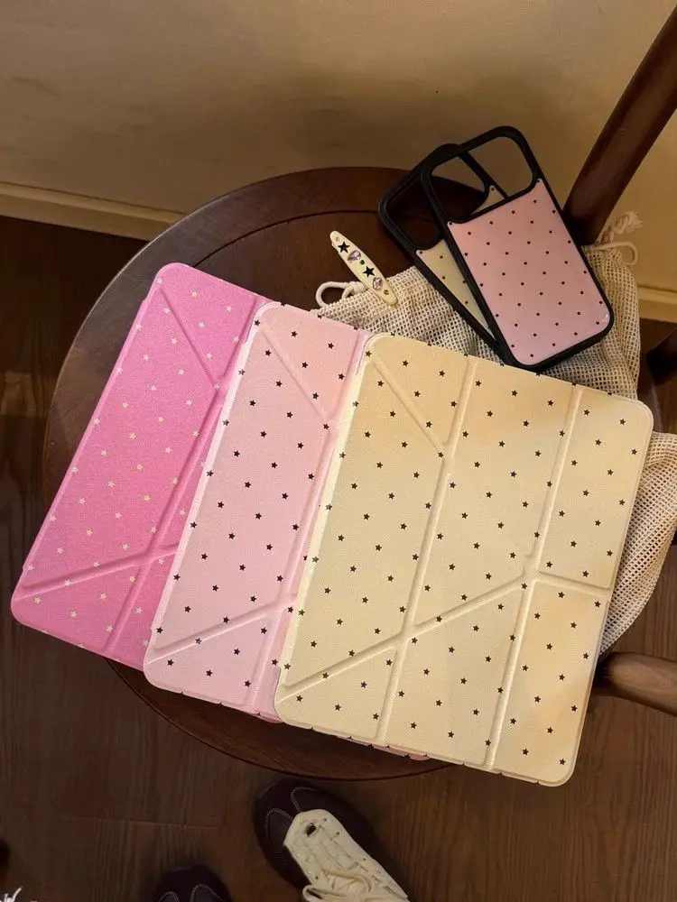 Odpinany pokrowiec na iPad Air 5 generacji, etui na iPad 10.2 cala 7, 8, 9 generacji, iPad Air 3 generacji 2019, Pro 11 2, 3, 4 generacji, wzór w kropki — zdjęcie produktu 7