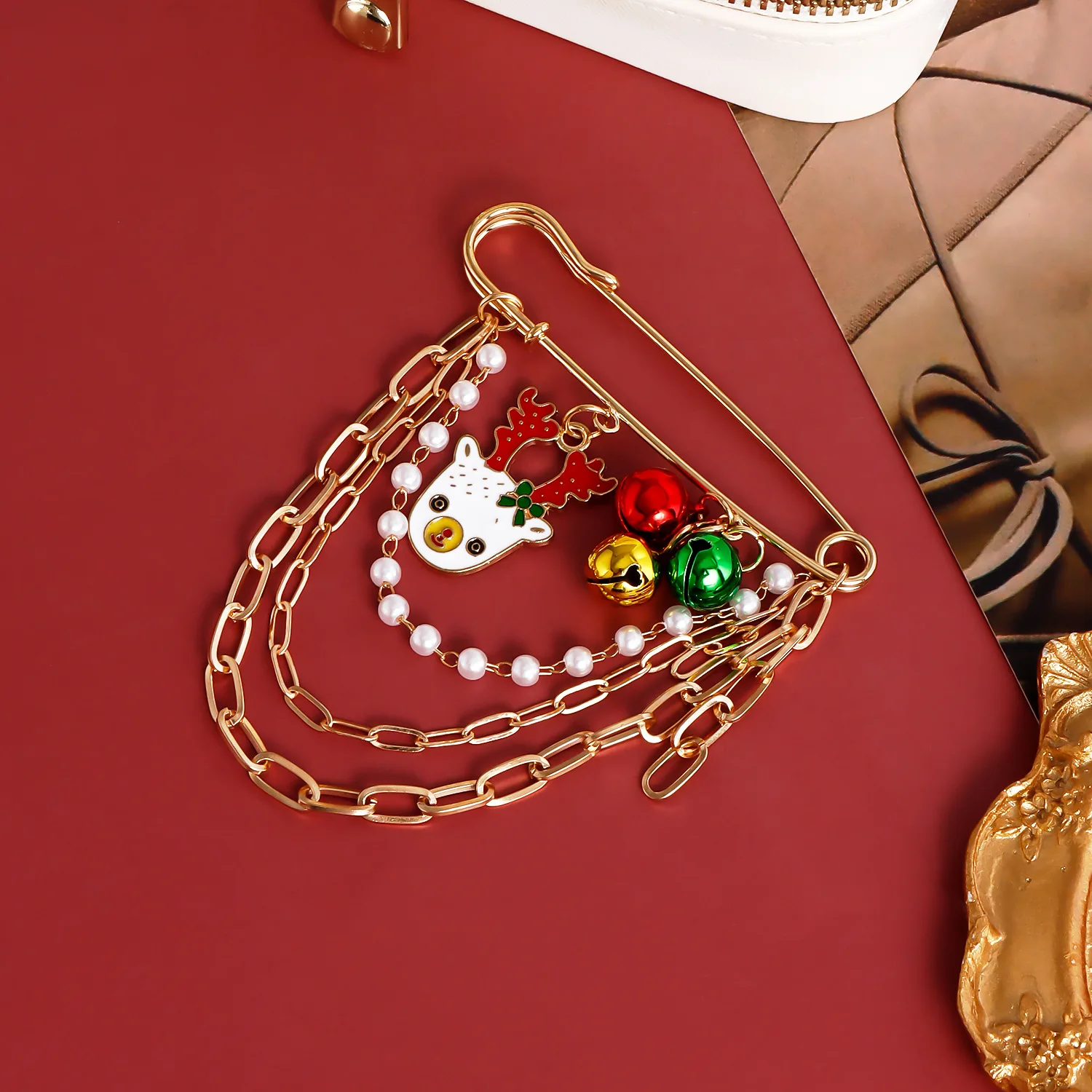 جديد عيد الميلاد سانتا كلوز ثلج المعلقات بروش شارة عيد الميلاد التلبيب دبوس السنة الجديدة حفلة مجوهرات هدايا للنساء الرجال الاطفال 2026 #4