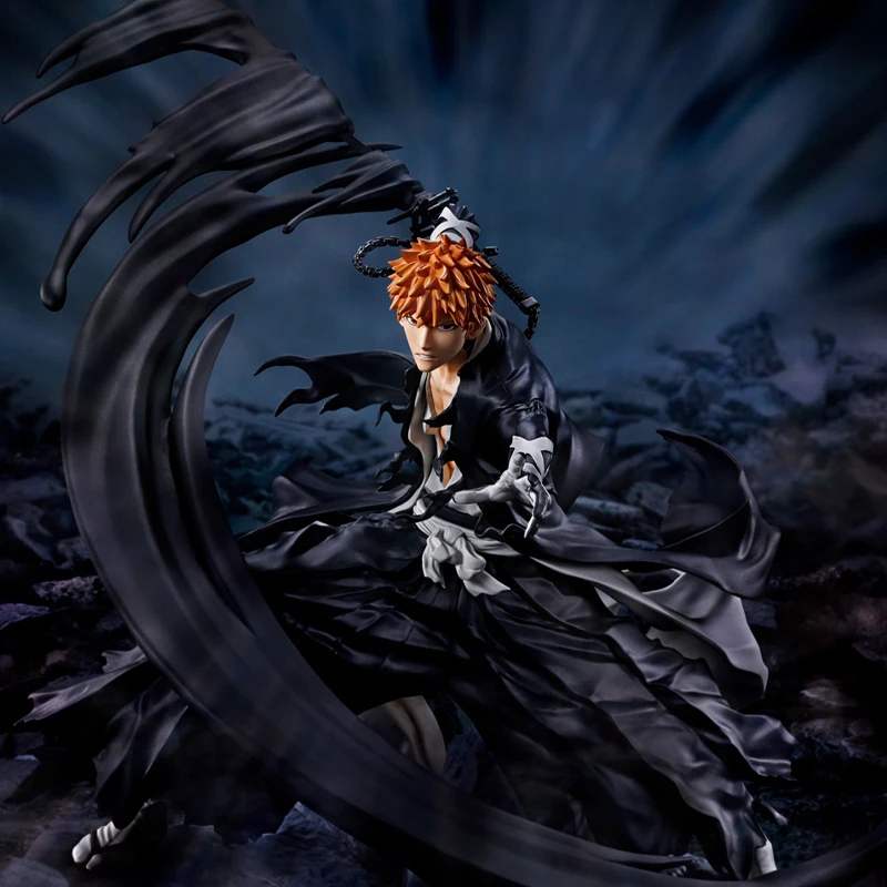 BLEACH Original BANDAI Figuarts Zero Kurosaki Ichigo Anime Figure Thousand Years of Bloody War Collection Boxed Model Doll Toys