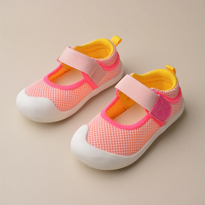 Girls Brightly Painted Low-top Soft Bottom Sports Shoes Children Hard-wearing Assorted Colors Sneakers ED7001