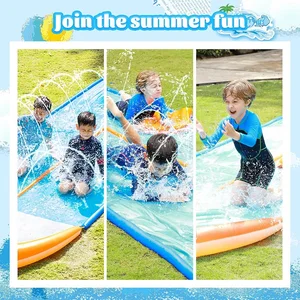 Inflatable water slide for children Pool Pool Sprinkler Water toy for backyard, outdoor water game, summer 8 MAIN SALES SALES INFLABLE - №4
