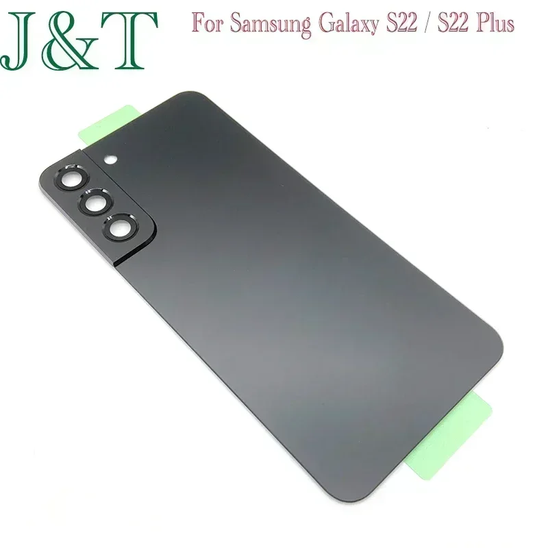 Back Battery Rear Glass Cover For Samsung Galaxy S22 Plus 5G S906 S906B/DS S22+ Battery Case Housing Adhesive With Camera Lens image 3