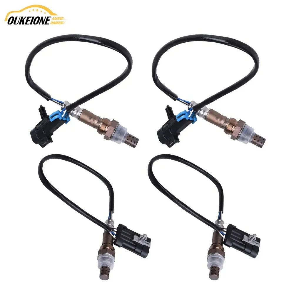 234-4012 234-4018 4Pcs Upstream Downstream O2 Lambda Oxygen Sensor for Chevy Silverado 1500 1996 1997 1998 1999 2000 2001 2002