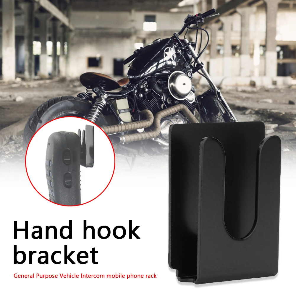Hand Microphone Bracket Holder Hook Car Platform Hanger Rack Outdoor Repairing Parts for Yaesu Wouxun 7900 Motorcycle Intercom
