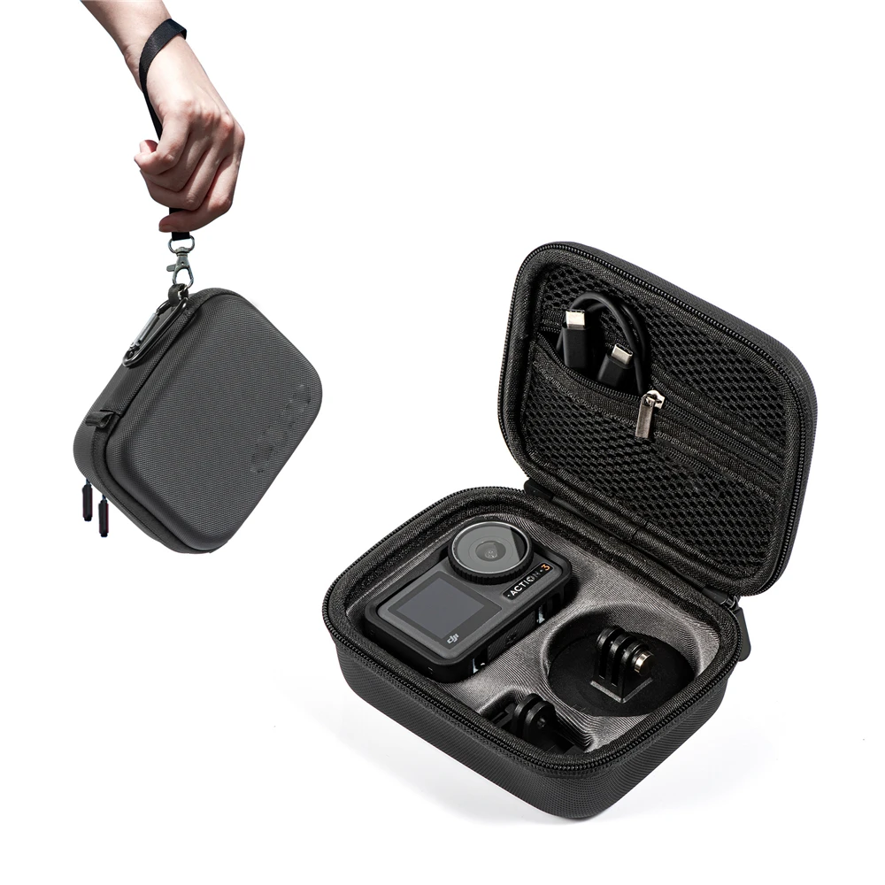 

Storage Bag for DJI Action 3/Action 4 Hard EVA Travelling Camera Protective Carrying Case