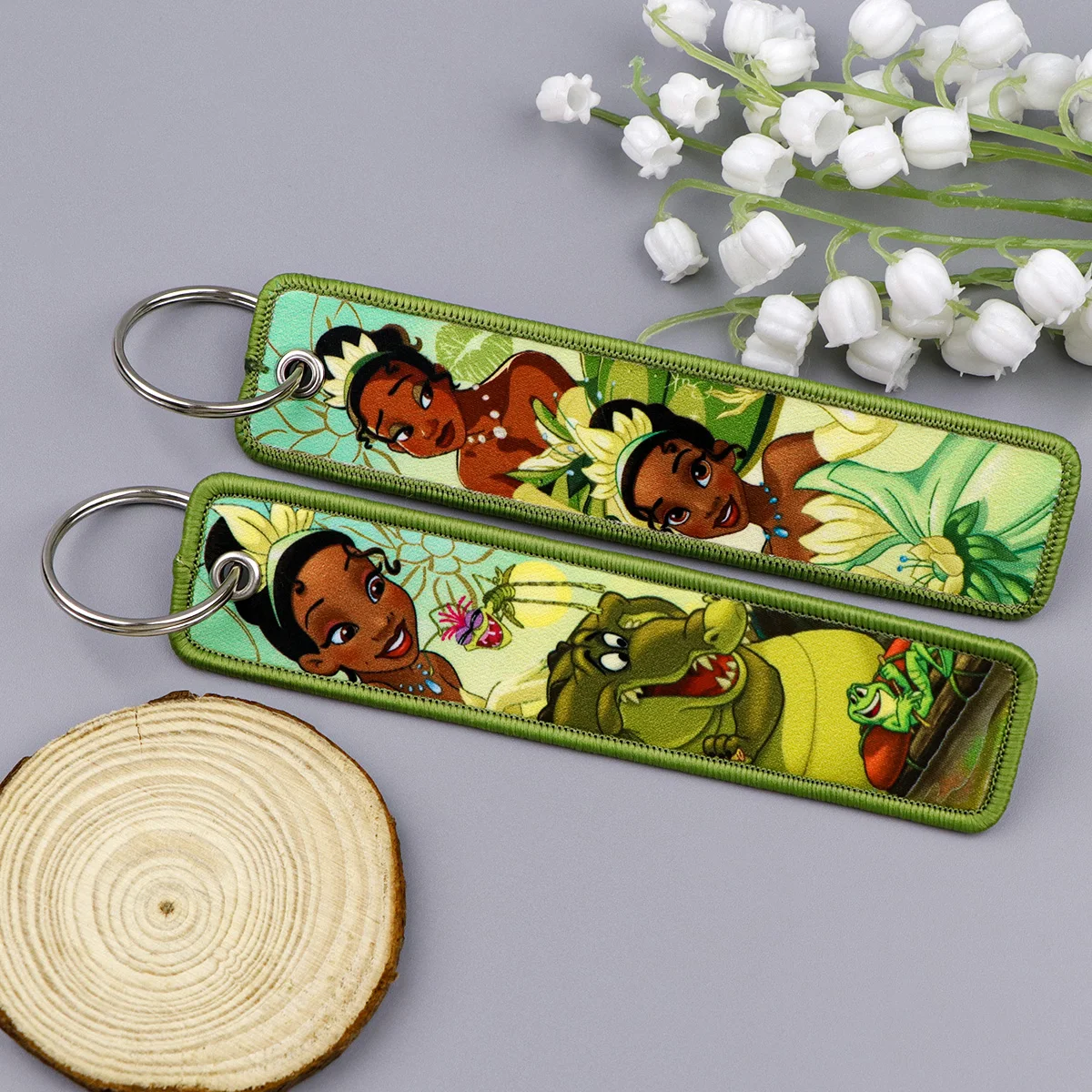 الكرتون الوحش التطريز مفتاح Fobs أنيمي مفتاح العلامات المفاتيح للدراجات النارية سيارات حلقة رئيسية اكسسوارات مجوهرات هدايا تشافيرو