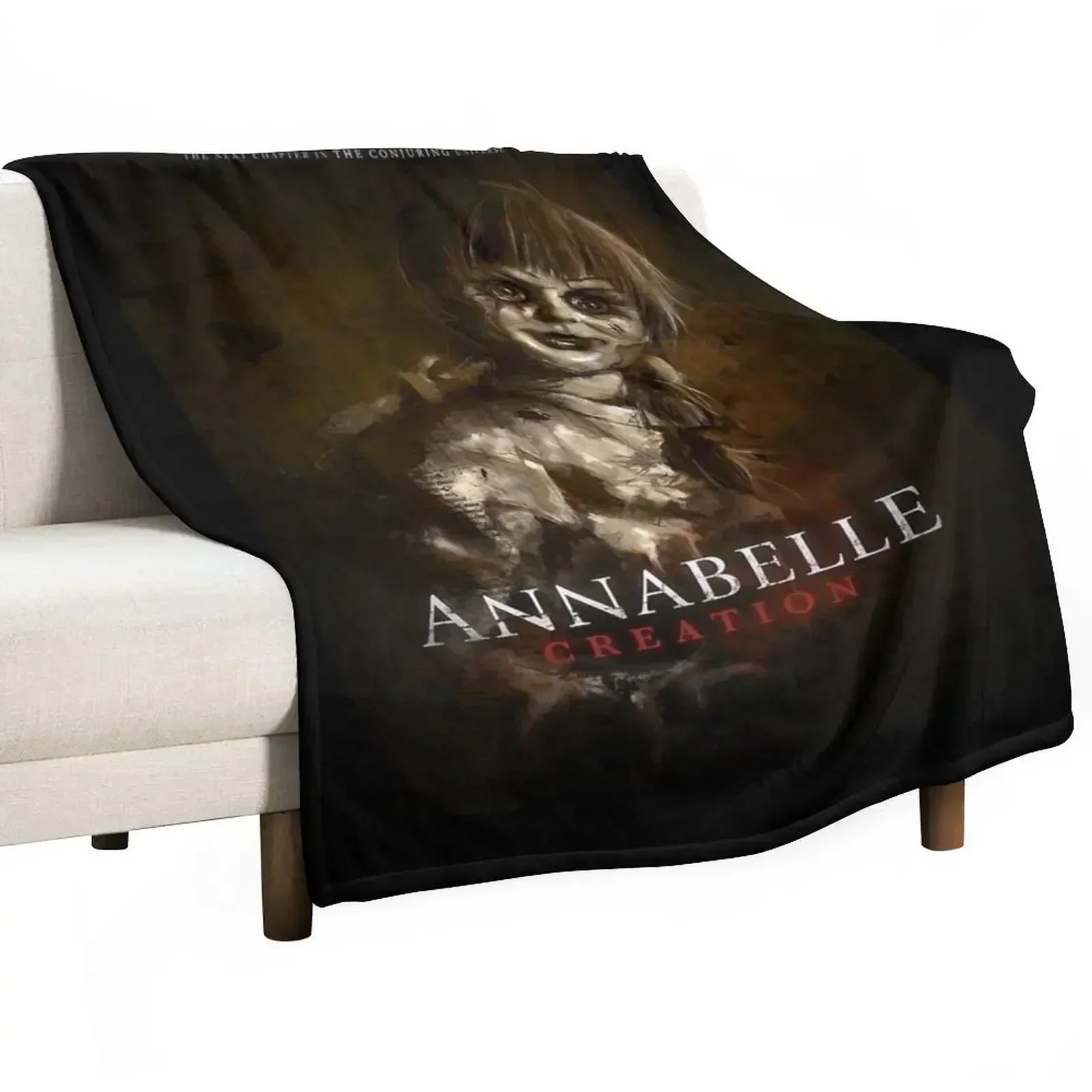 Day Gift For Demon Annabel Doll Creation Horror Poster Gift Music Fans Throw Blanket For Decorative Sofa Large Blankets