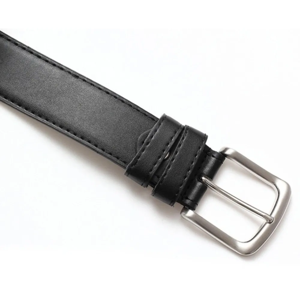 Creative Imitation Leather Anti Theft Belt Buckle Length 115/125cm Security Zipper Belt Black Brown Hidden Money Belt Travel