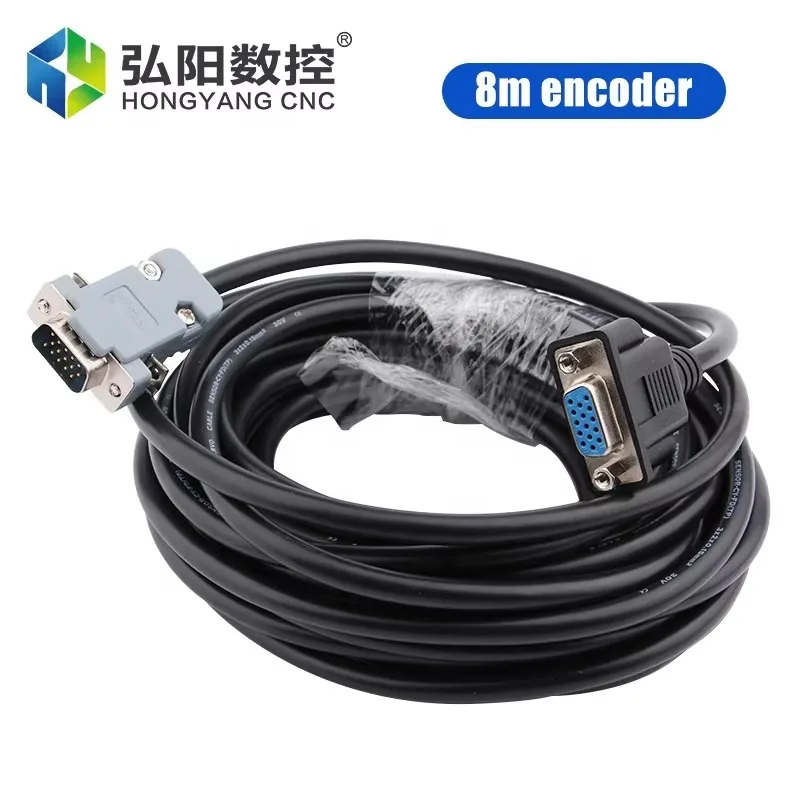 Hycnc Leadshine Nema 34 86hsm85-e1 Closed Loop Easy Servo Stepper Motor Ac H2 758 Driver With 8meters Encoder Cable Kit