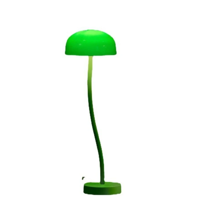 

Mushroom desk lamp simple living room sofa edge art floor lamp creative bedroom bedside Danish jadeite bean sprout lamp