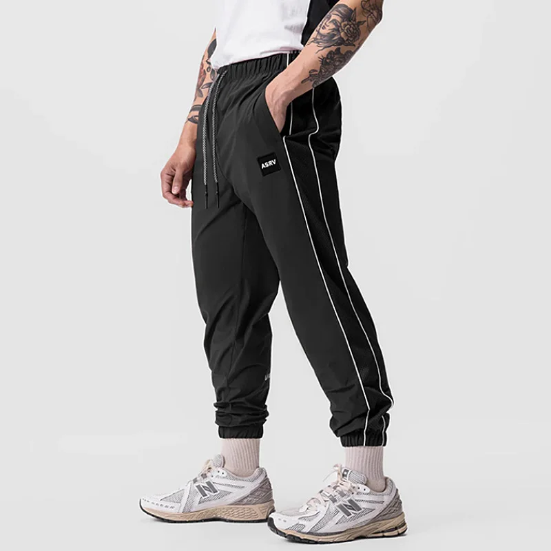 Summer Thin Men\'s Casual Pants Gym Fashion Brand Loose Quick Dry Trousers Man Running Jogging Fitness Sports Workout Sweatpants