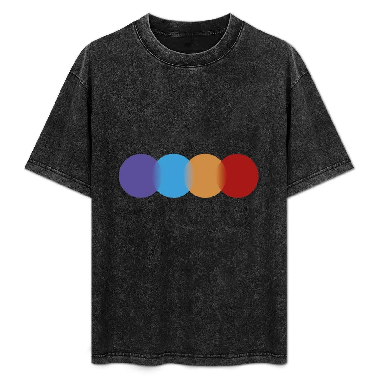 

Purple Blue Orange Red T-Shirt Personalized t-shirt street wear cotton man t-shirts sublime shirts men
