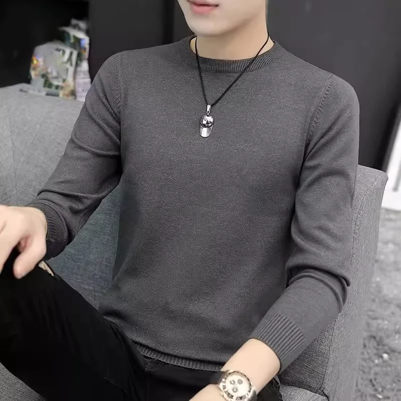 

Men's Autumn Winter New Wool Blend Turtleneck Quiet Luxury Long Sleeve Base Layer High End Fashion Sweater