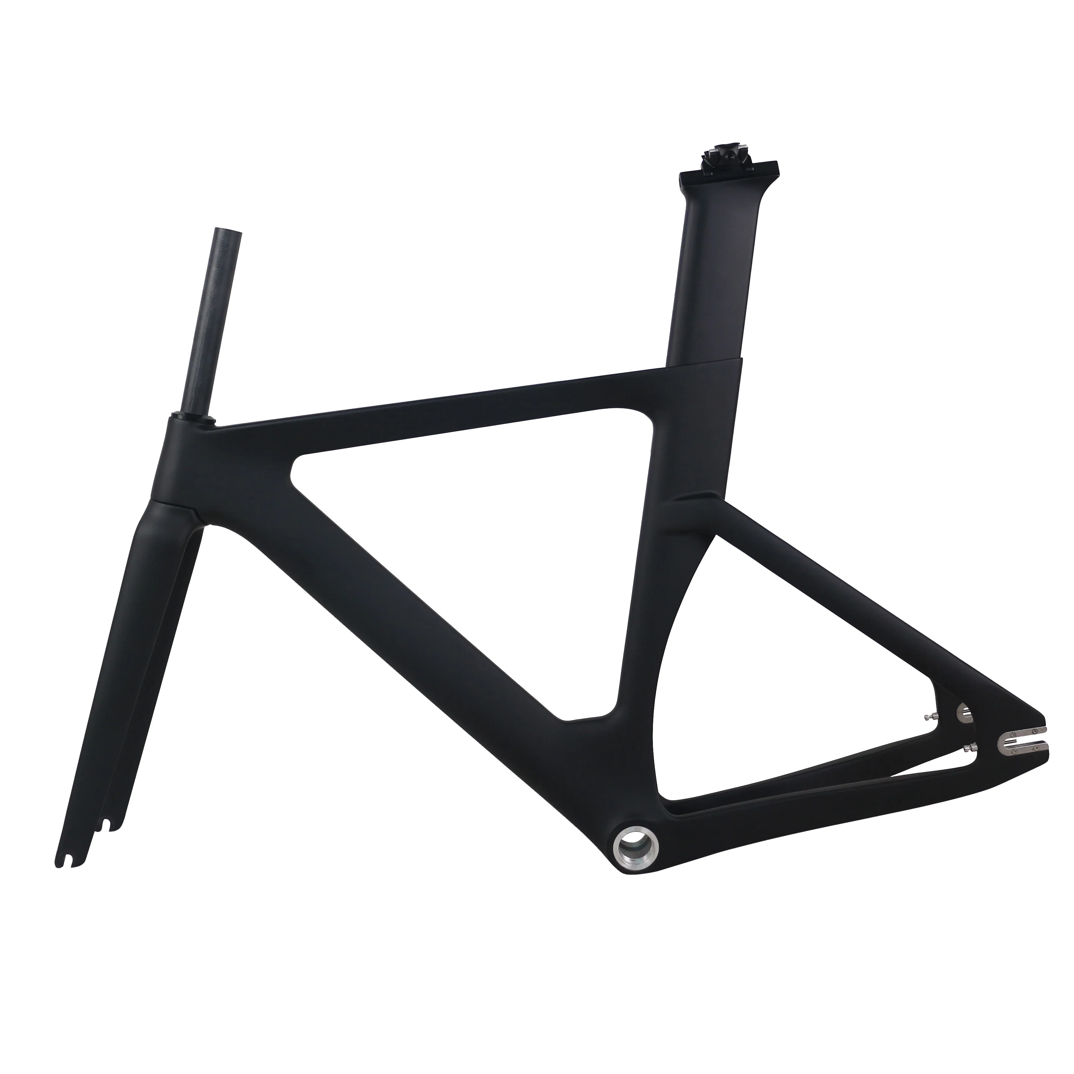 Carbon Fiber Track Bike Frame Single Speed Fixed Gear Bike Carbon Bicycle Frames Carbon Fiber T800 Frameset Cycling Frame TR013