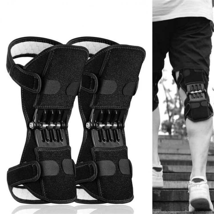 Knee Protector Joint Support Knee Pads Breathable Non-Slip Power Lift Knee Pads Rebound Spring Force Knee Booster