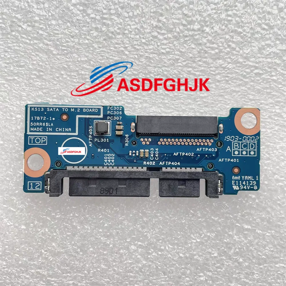 

For Dell Latitude 3380 E3380 M2 to SATA HDD Board 17B72-1 FC16G 0FC16G