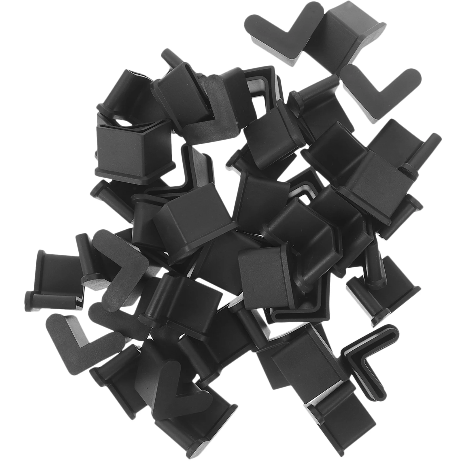 

50pcs Furniture Feet Protectors Rubber Non-Slip Pads for Chair Table Bed Frame Leg Covers Floor Protectors