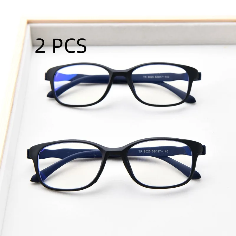 

2PCS Suit Reading Glasses Women Men Lightweight Presbyopic Reading Glasses Anti Blue Light Computer Presbyopia Eyewear