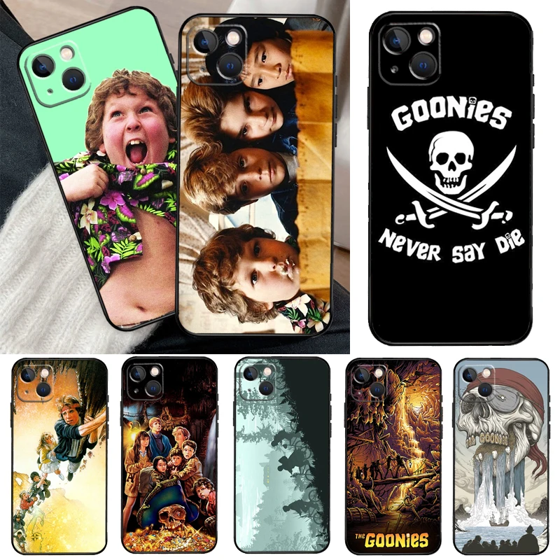 Goonies Phone Case For iPhone 13 14 15 16 Pro Max 11 12 XS XR X Plus Shockproof Bumper Soft Cover