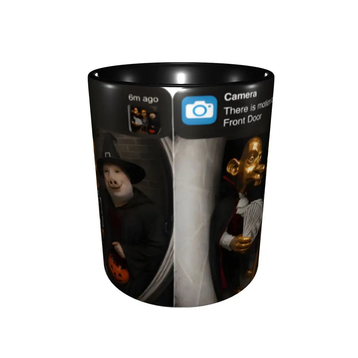 New There Is Motion At Your Front Door Neegy Funky Ehh Meme Merch Mug Novelty Coffee Cup