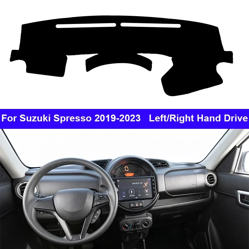 Car Auto Inner Dashboard Cover Fit Suzuki Spresso 2019-2023 LHD RHD Dashmat Carpet Cape Sun Shade Pad Rug Anti-UV