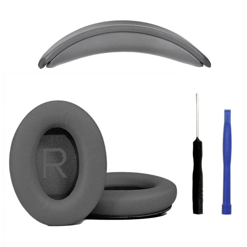 Эргономичные подушки для ушных подушек для подушки для повязки на головную подушку для гарнитур QC45 QC35 Комфортные наушники